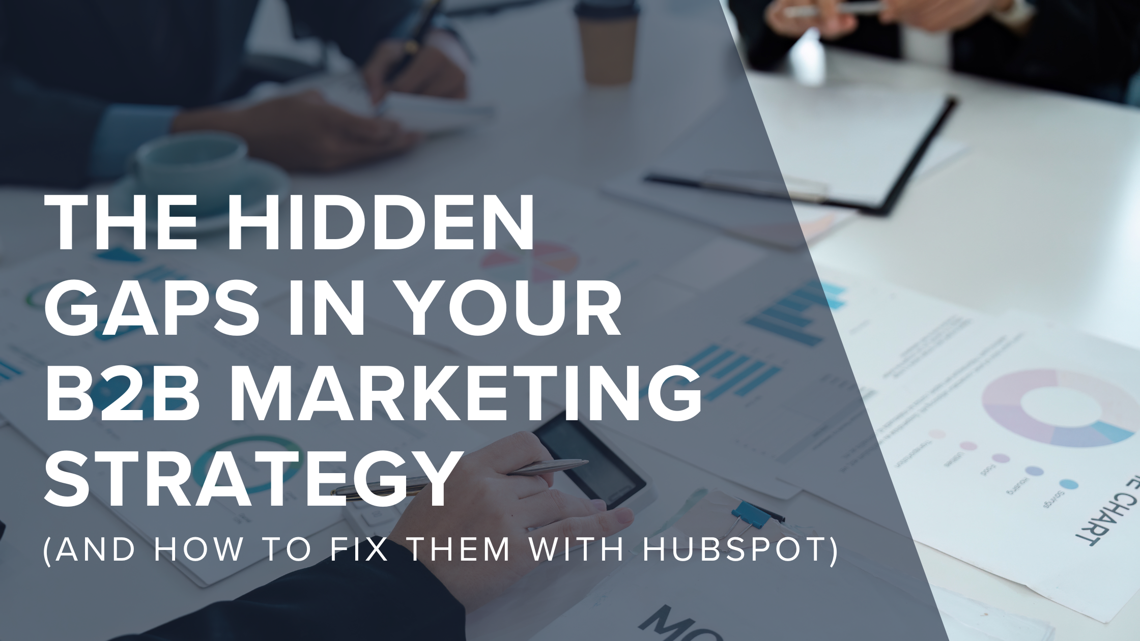 B2B marketing team reviewing HubSpot dashboard analytics