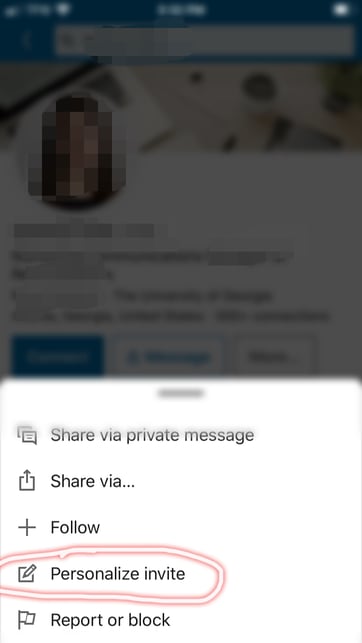 LinkedIn Personalized Messages