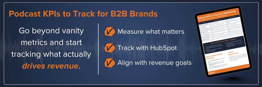 LG2_Podcast KPIs for B2B Brands Header Graphic
