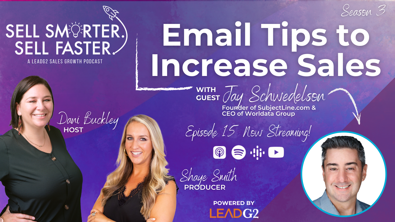 Email Tips to Increase Sales with Jay Schwedelson | Sell Smarter. Sell Faster. EP. 15