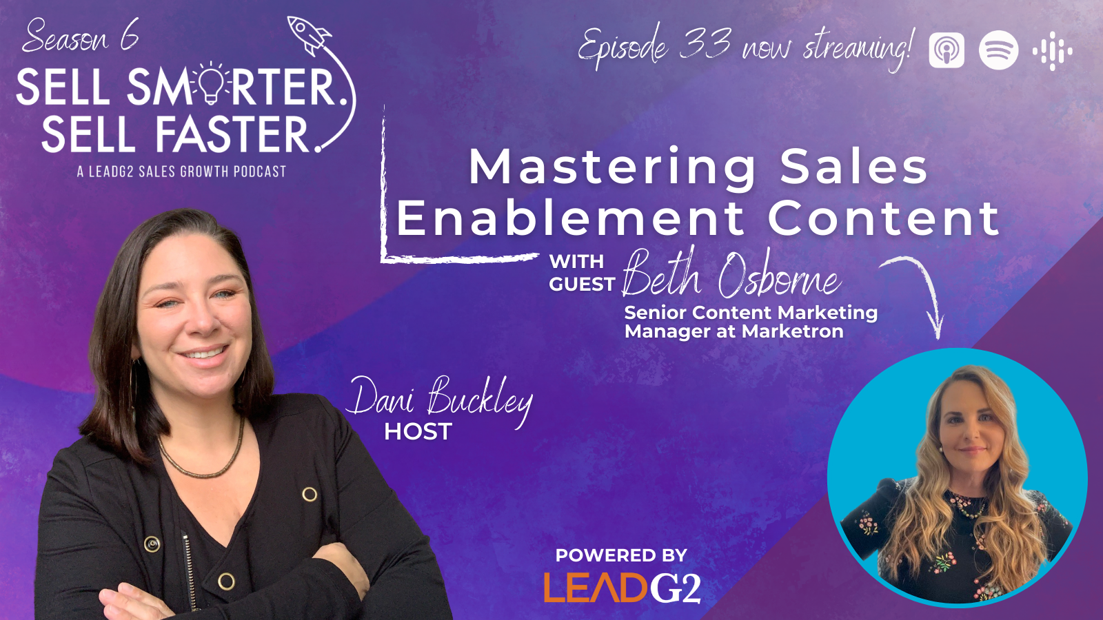 Mastering Sales Enablement Content with Beth Osborne
